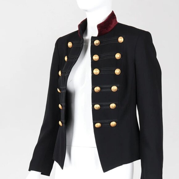 Vintage A++ MONDI HAUTE COUTURE MILITARY BAND JACKET - Picture 3 of 12